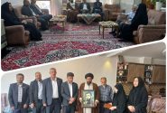دیدار شهردار،پرسنل شهرداری ،اعضای شورای اسلامی و روحانیت محترم شهر با خانواده معظم شهدا به مناسبت هفته دفاع مقدس