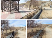 آغاز عملیات اجرایی بوستان شهرداری طاقانک