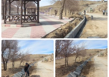 آغاز عملیات اجرایی بوستان شهرداری طاقانک