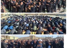 نماز باشکوه عید سعید فطر در شهر طاقانک