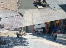 ادامه عملیات بلوک فرش پیاده روهای بلوار امام خمینی (ره)