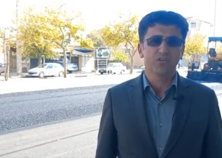 آسفالت معابر و خیابان های شهر طاقانک – گزارش مهندس داود امیری شهردار محترم شهر طاقانک