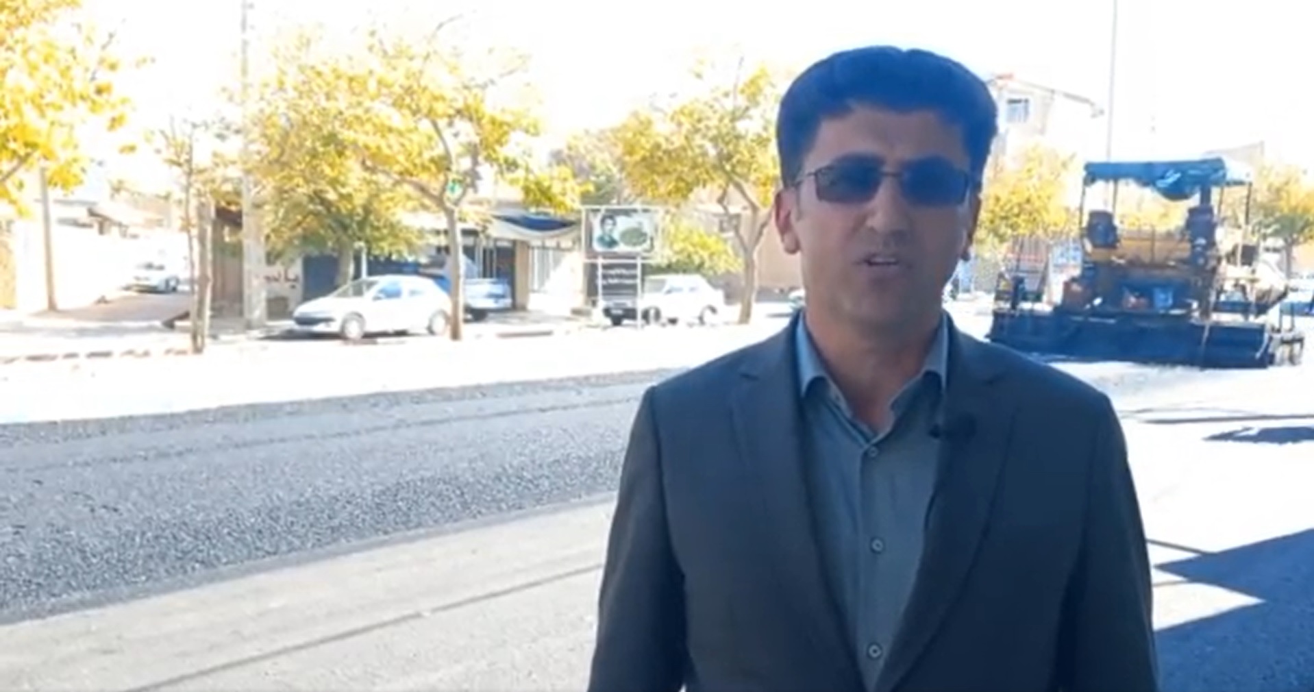 آسفالت معابر و خیابان های شهر طاقانک – گزارش مهندس داود امیری شهردار محترم شهر طاقانک