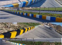 رنگ آمیزی جداول سطح شهر در راستای زیبا سازی شهری شهر طاقانک