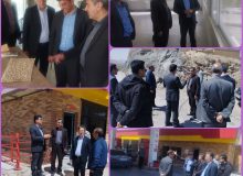 بازدید فرماندار،شهردار،اعضای شورای اسلامی و کارشناسان فرمانداری از فعالیت‌های عمرانی وخدماتی شهرداری و نانوایی های سطح شهر