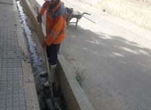 لایروبی جداول بوستان ۲ و خیابان ایثار