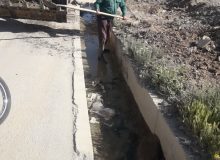 لایروبی جدول خیابان امام