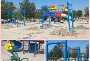 خریداری ونصب وسایل بازی کودکان  در بوستان شهرداری