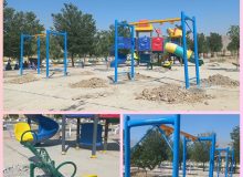 خریداری ونصب وسایل بازی کودکان  در بوستان شهرداری